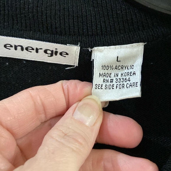 Women’s Crop Sweater by Energie Brand.  GUC! - Picture 4 of 16
